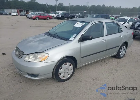 2004 Toyota Corolla Ce из США, поврежденный, VIN JTDBR32EX42043375